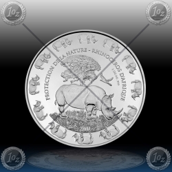 1oz  BENIN 1000 FRANCS - NOSOROG "Protection de la Nature" 2015